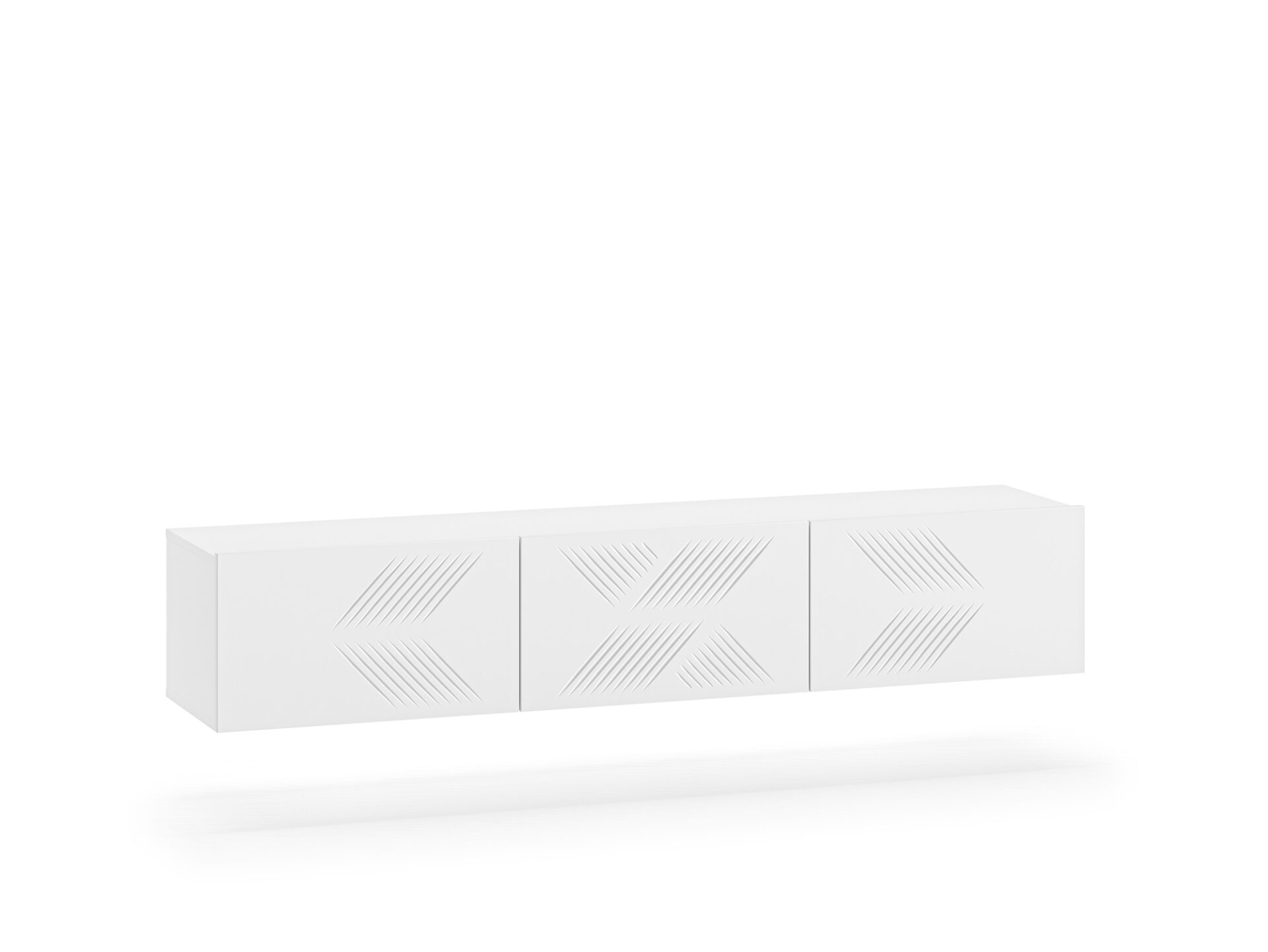 Clearing 07 Alpine White - Pie sienas stiprināms 3K TV skapītis