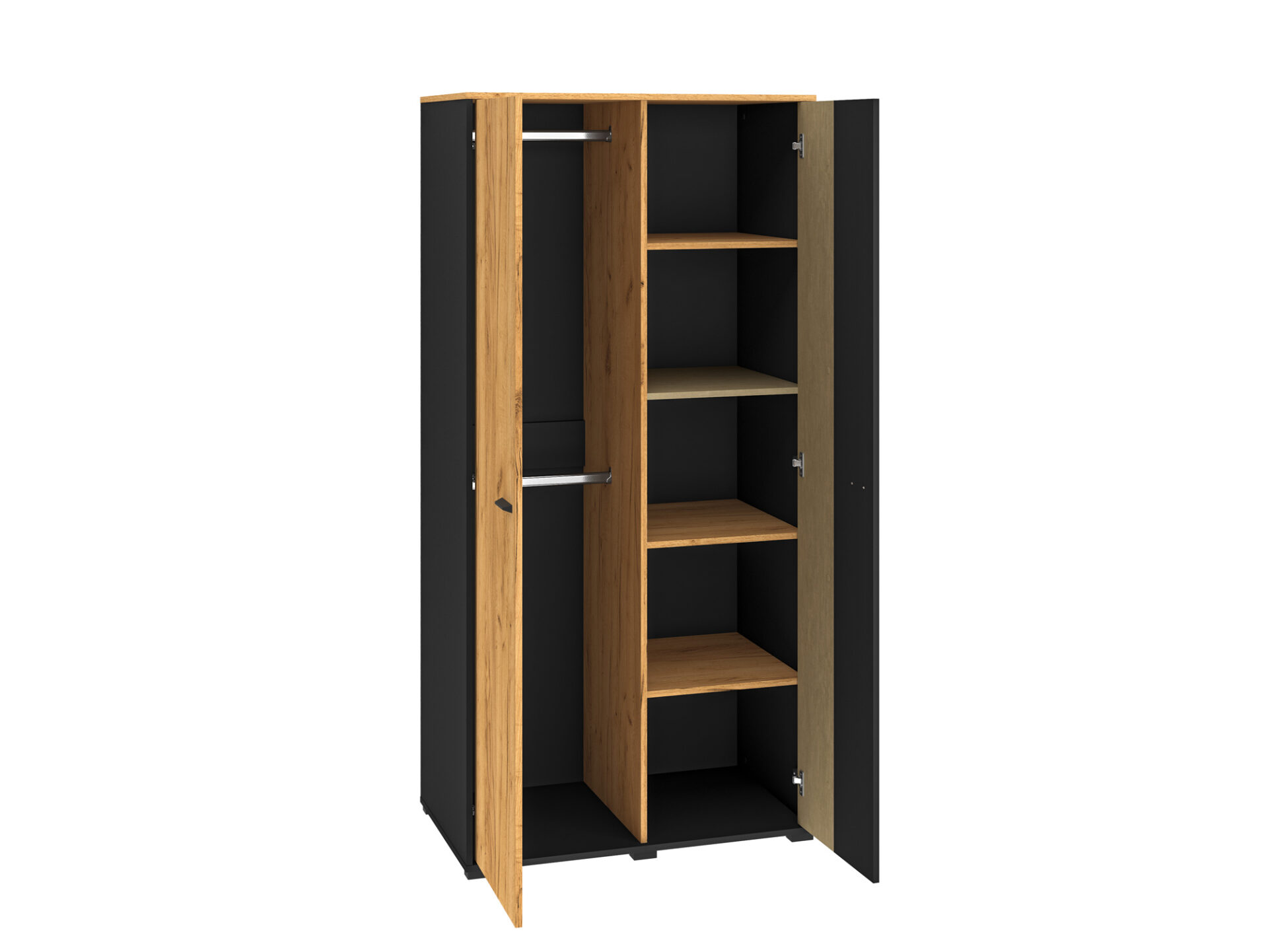 Colt 02 Gold Craft Oak/Black - Premium tērauda korpuss - 2D — 2 attēls