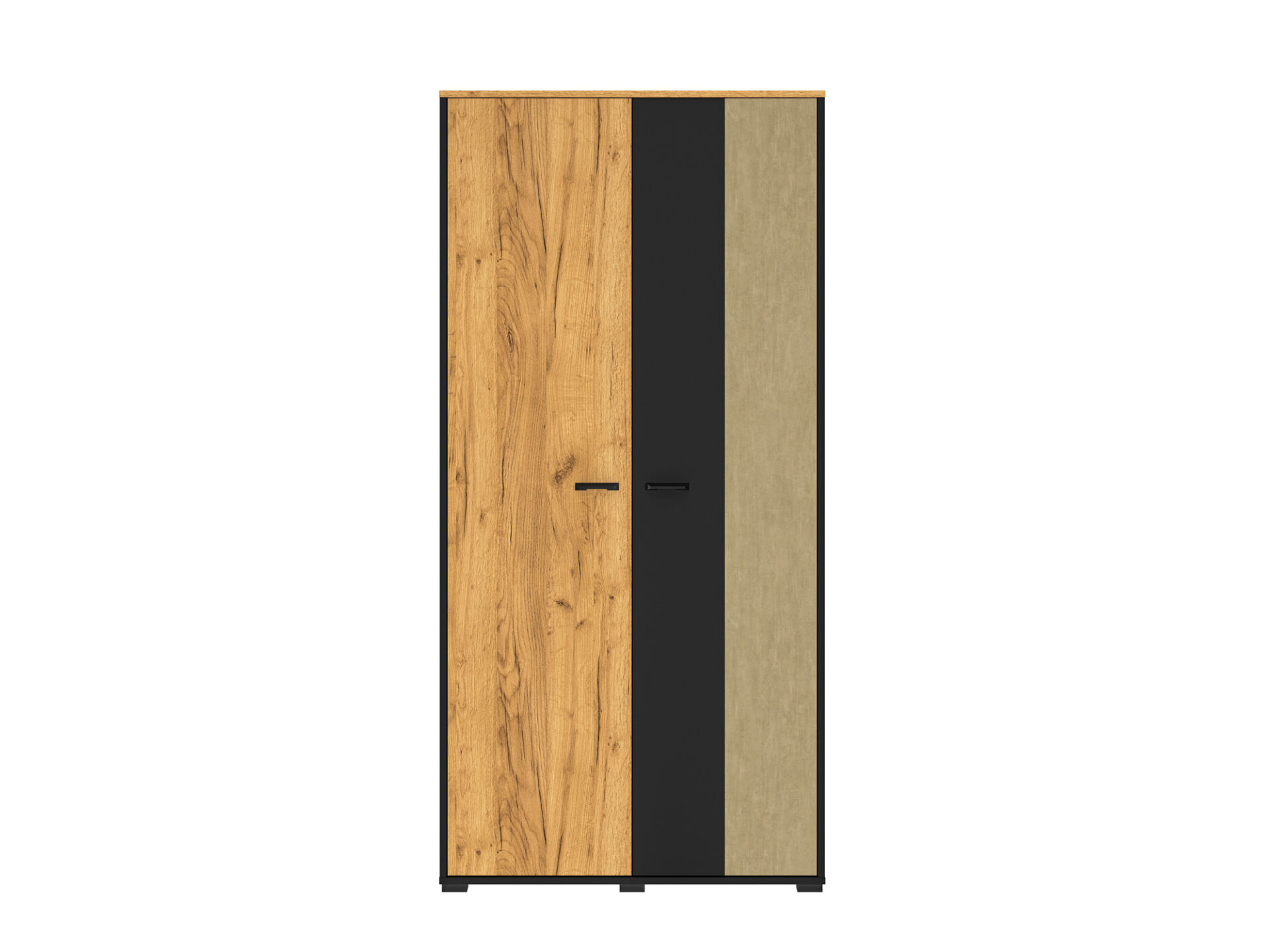 Colt 02 Gold Craft Oak/Black - Premium tērauda korpuss - 2D — 3 attēls