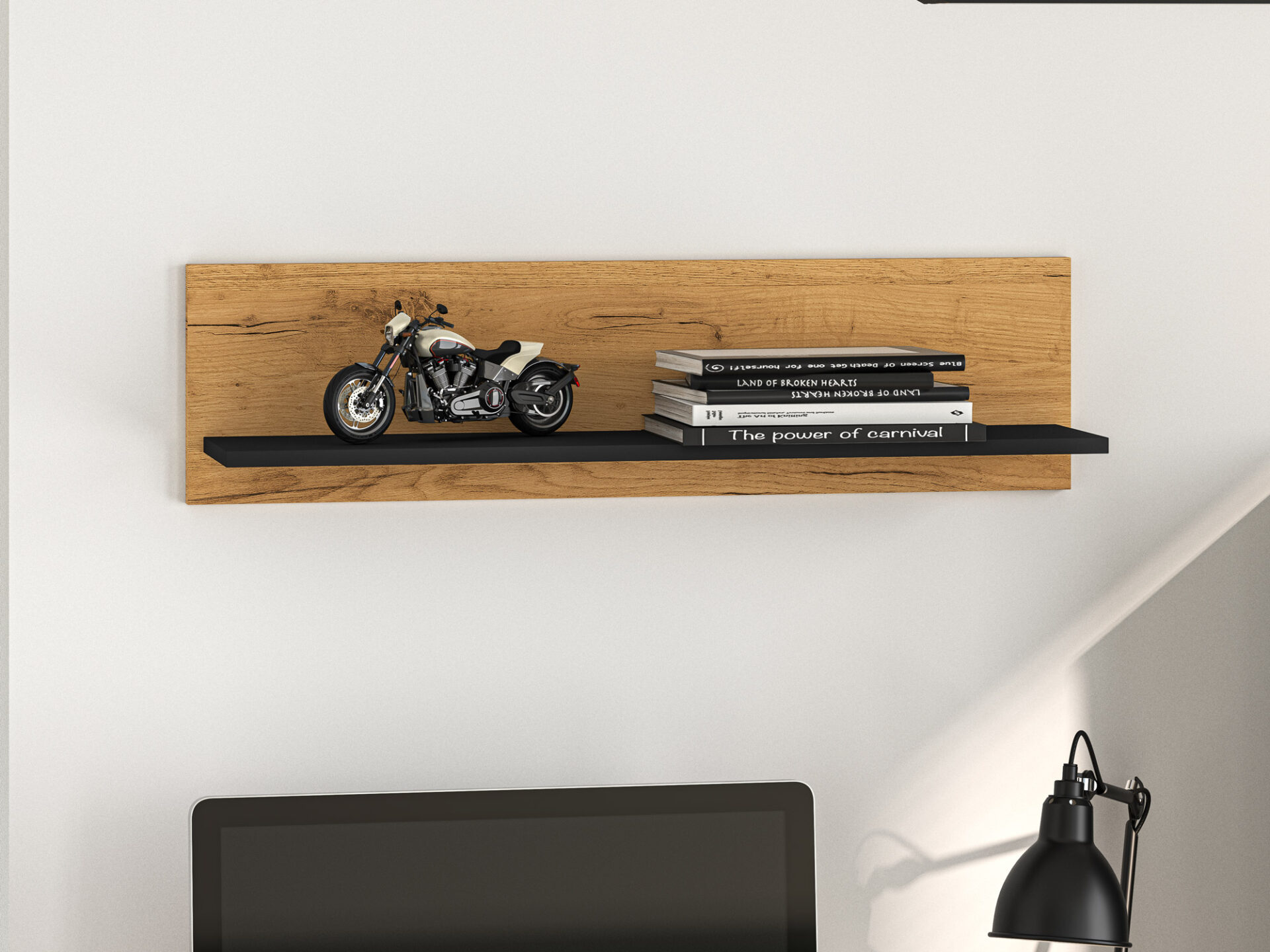 Colt 11 Craft Oak zelta/melns plaukts — 3 attēls