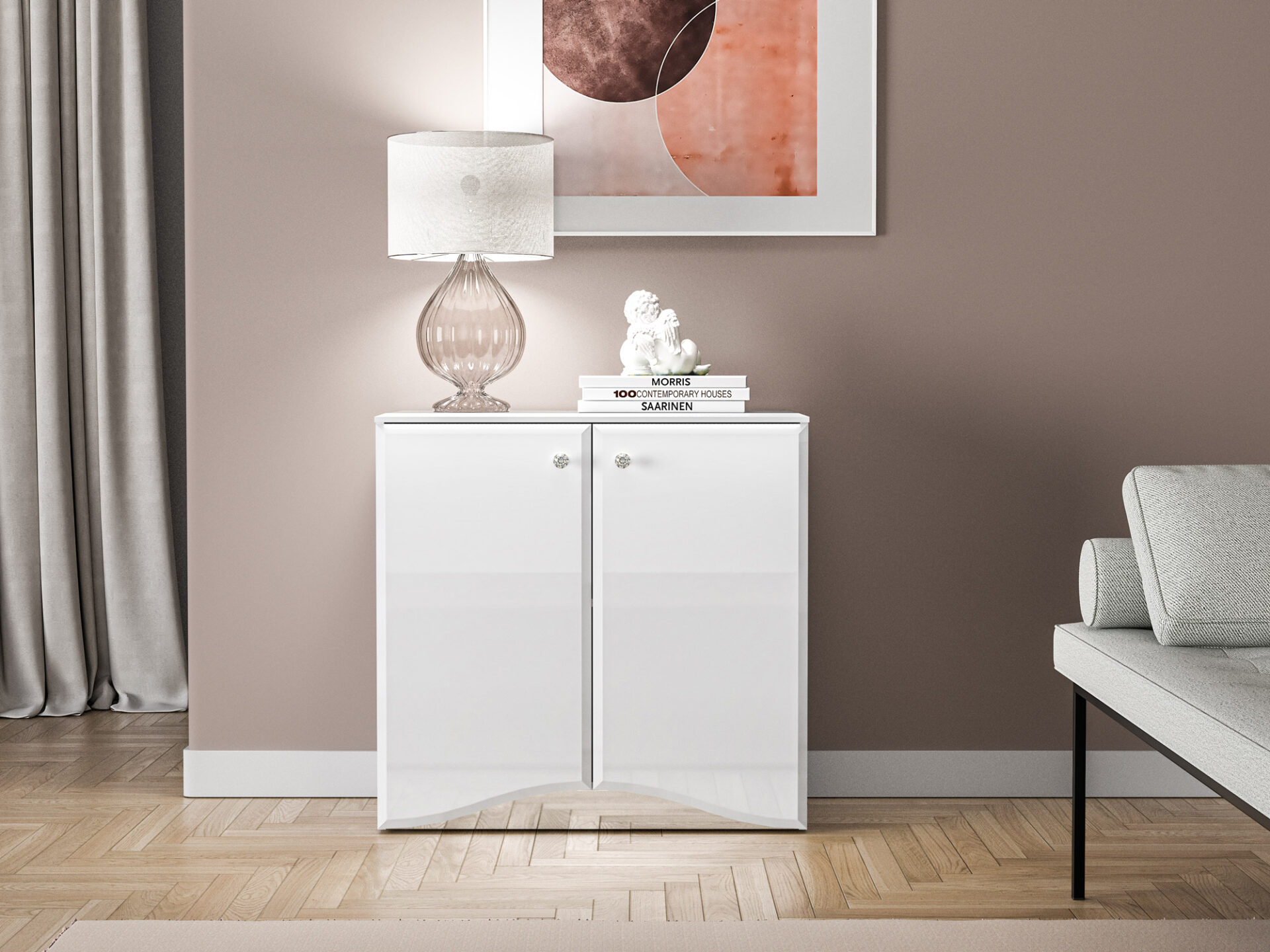 GLAMOUR 09 alpu balts - kumode — изображение 3
