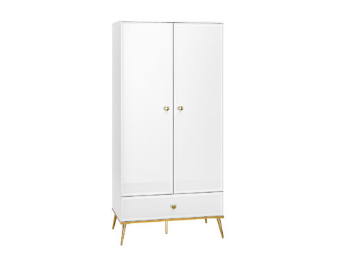 Goldin 01 Alpu balts/Glāzīgi balts – Skapis
