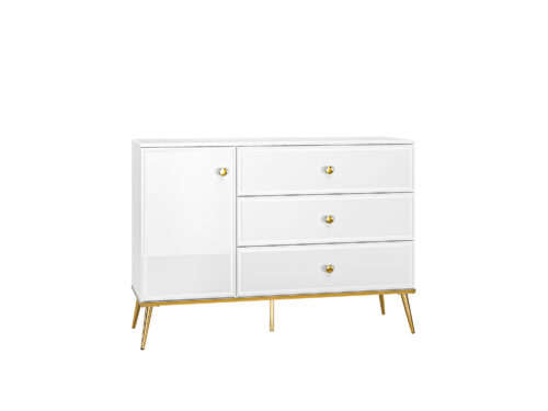Goldin 05 Alpu balts/Glāzīgi balts – Kumode