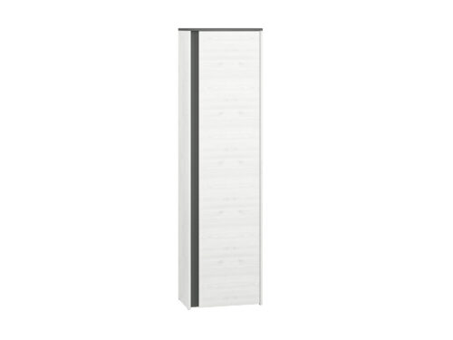 Hyga 06 sniega priedes/antracīta skapis