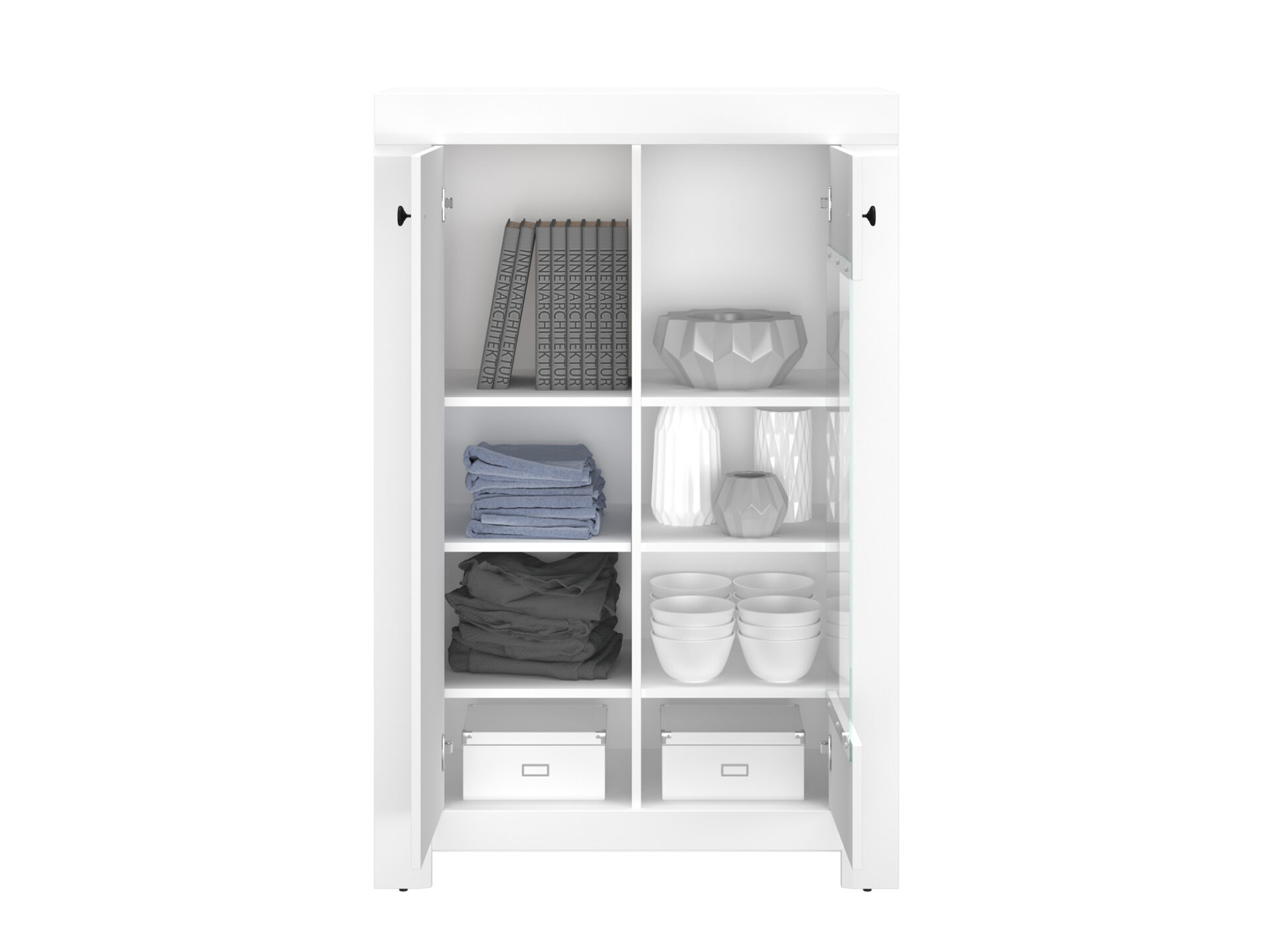 LAHTI 07 Alpu balts vitrīna — 5 attēls