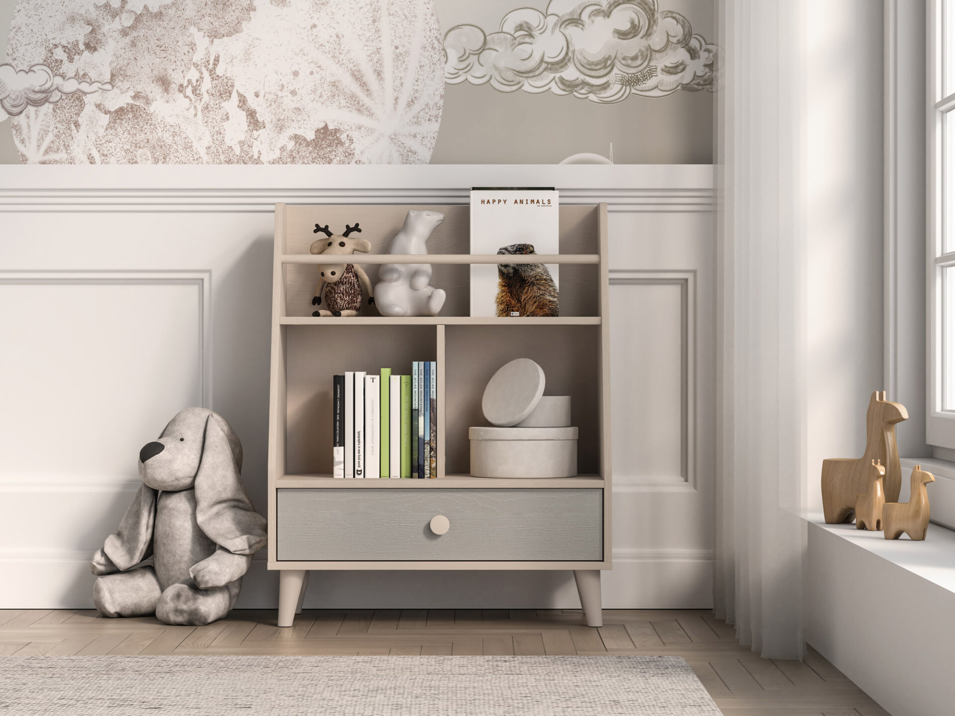 "Mevel 09 Desert Sand/Palladium Gray" — 1S organizators — изображение 3