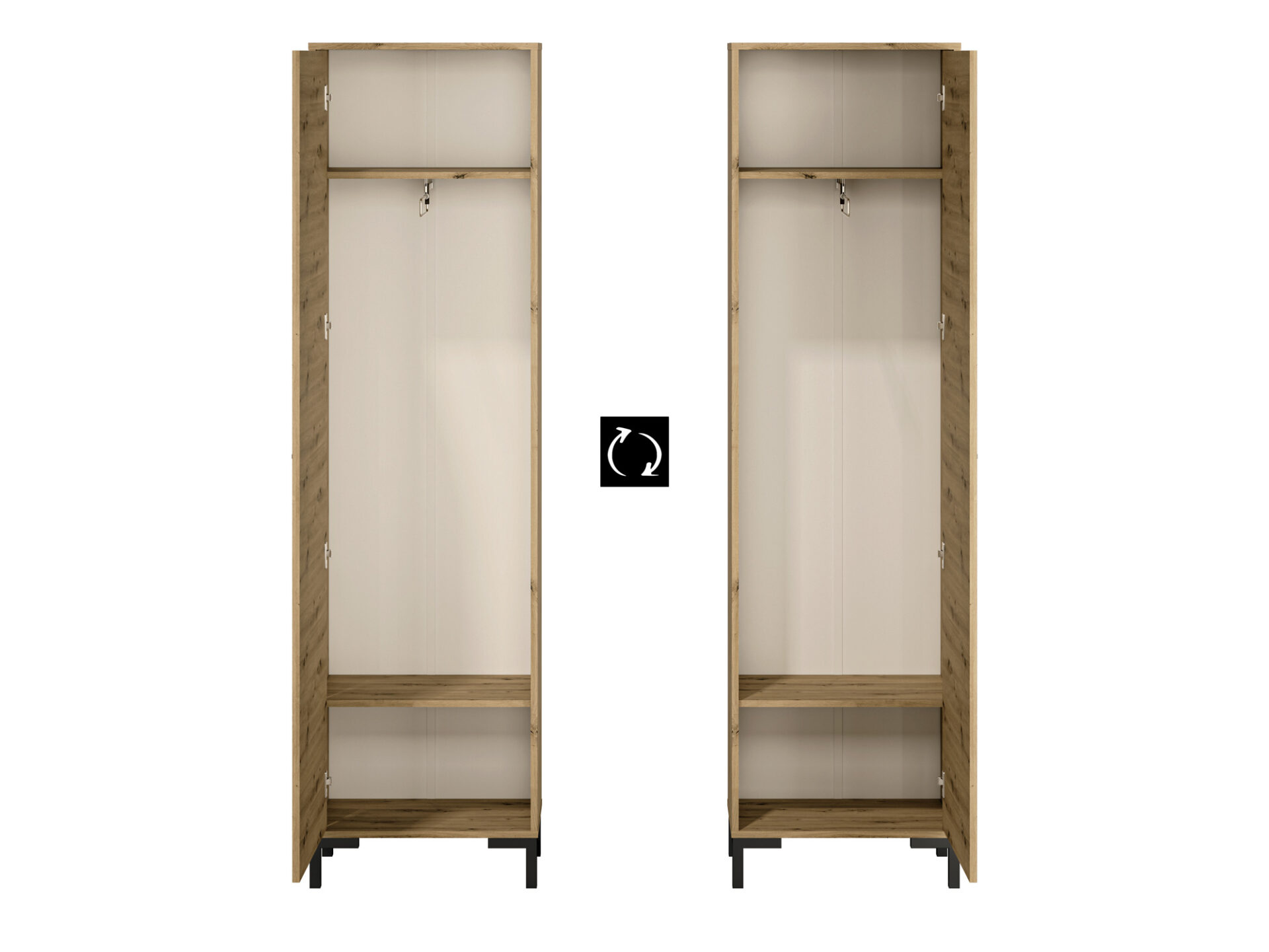 Nevio 01 Artisan Oak - Garderobe — изображение 7