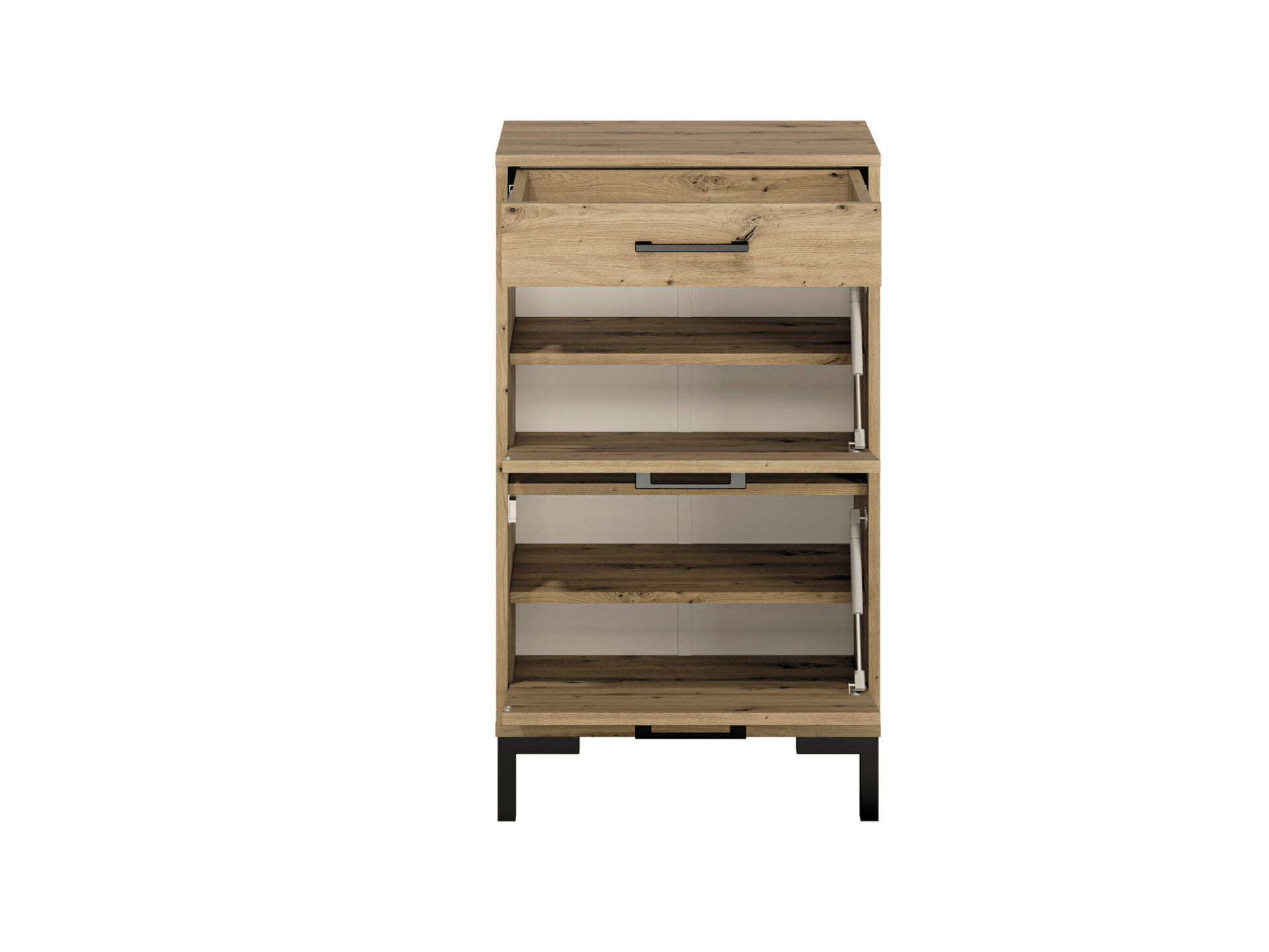 Nevio 02 Artisan Oak - Apavu skapis — 4 attēls
