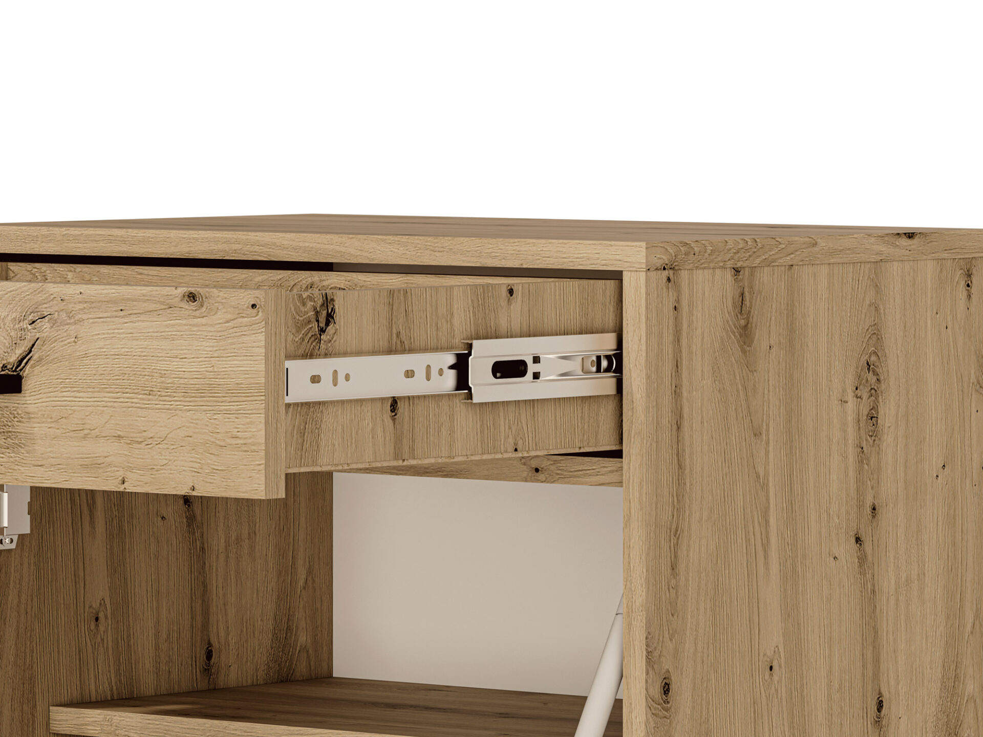 Nevio 02 Artisan Oak - Apavu skapis — 7 attēls