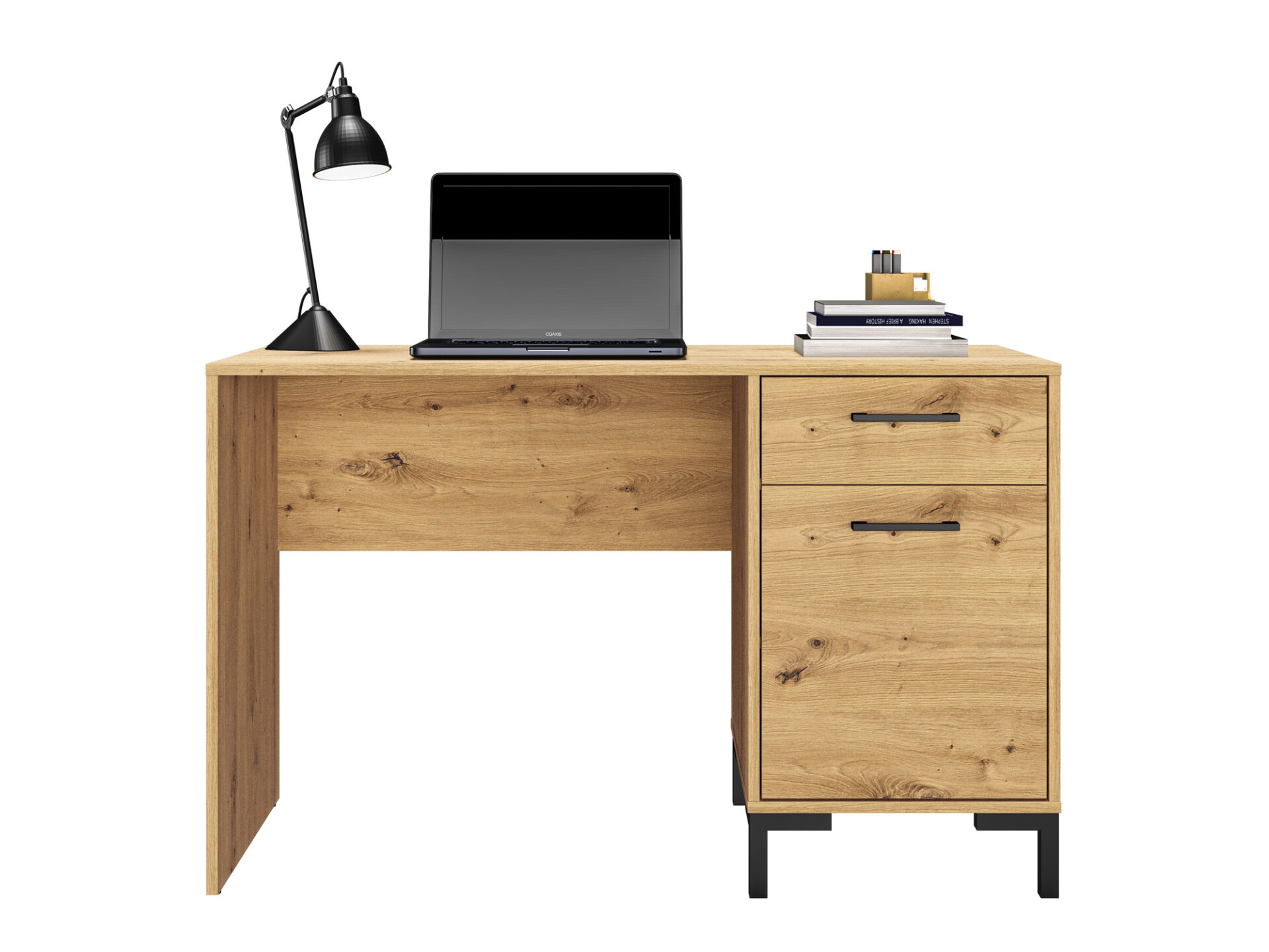 Nevio 23 Artisan Oak - Rakstāmgalds — 3 attēls