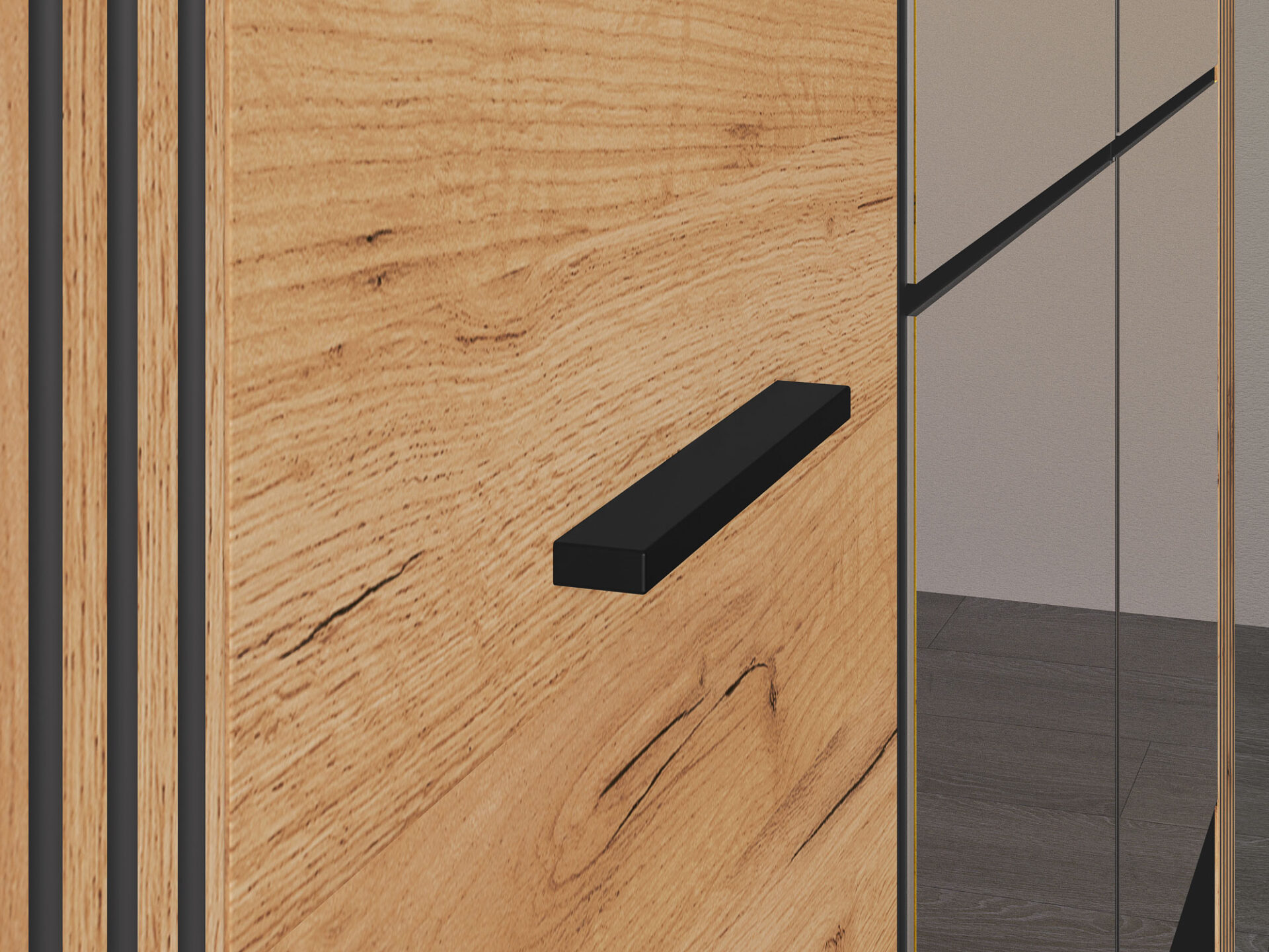 URSO 02 roku darbs zelta/melnā krāsā – 3D2S skapis — изображение 8