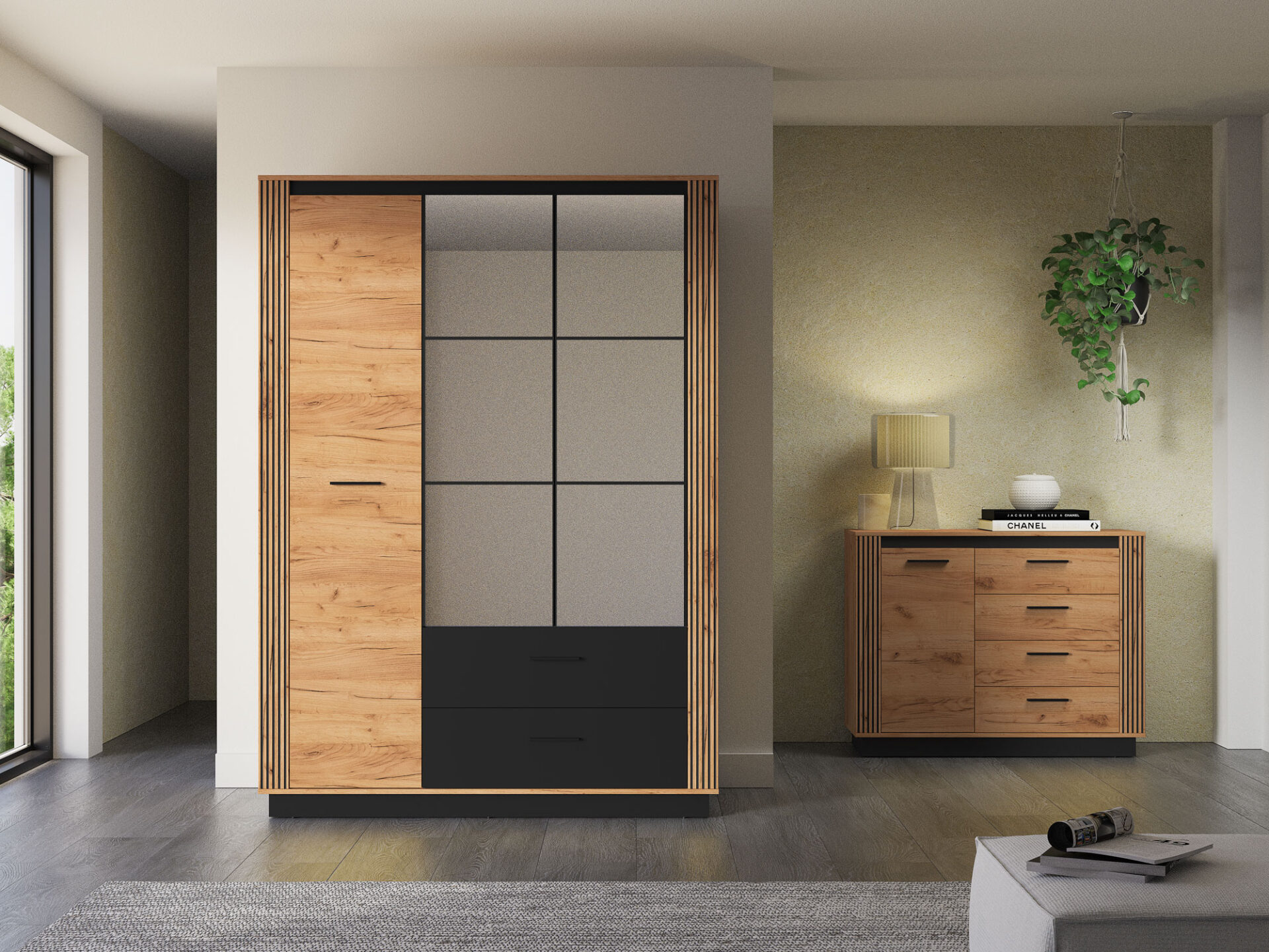 URSO 02 roku darbs zelta/melnā krāsā – 3D2S skapis — изображение 9