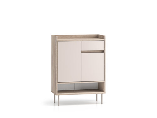 Voco 03 Cremona ozols terakota / kašmira – 2D1S skapis