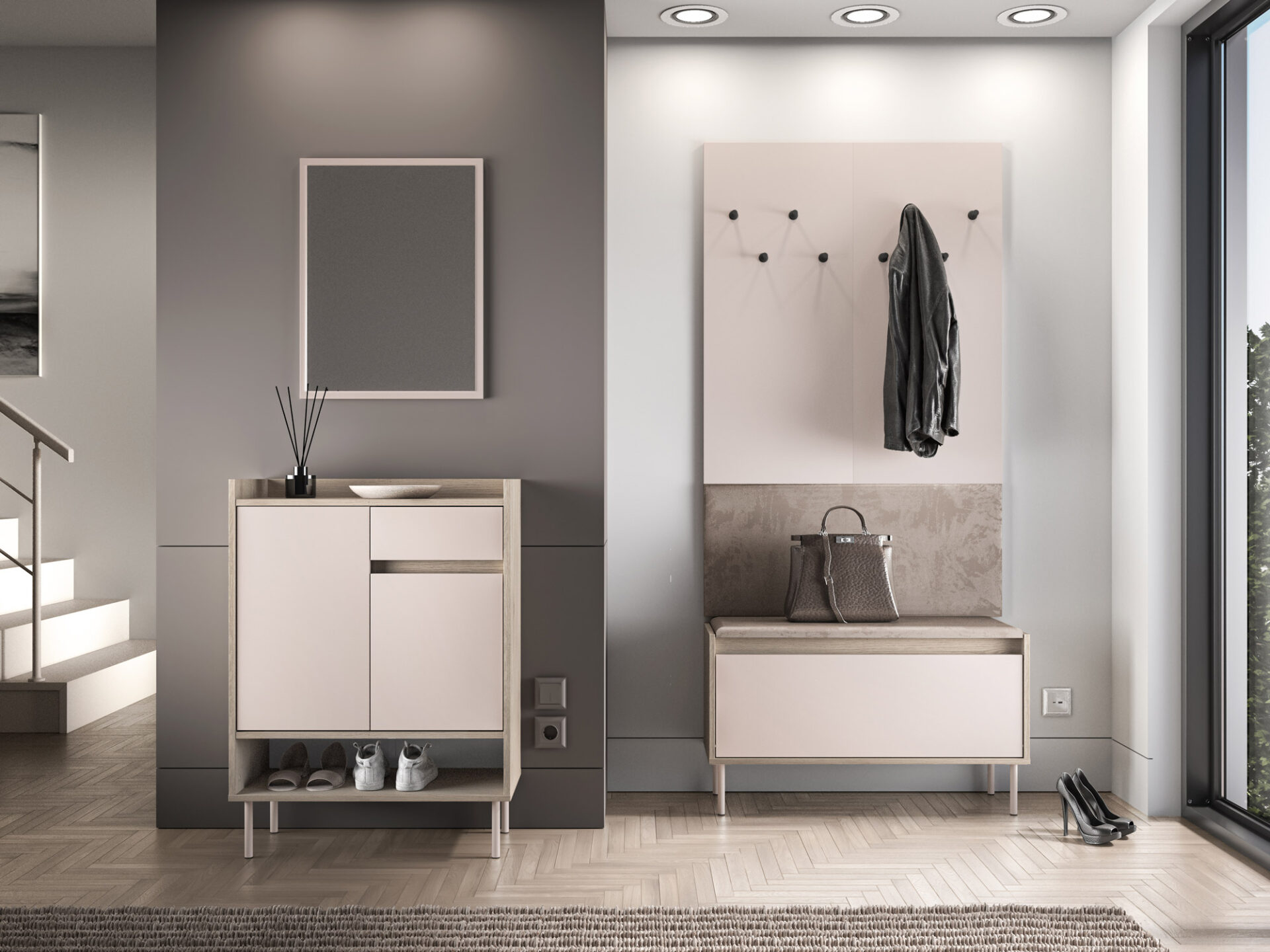 Voco 03 Cremona ozols terakota / kašmira - 2D1S skapis — изображение 9