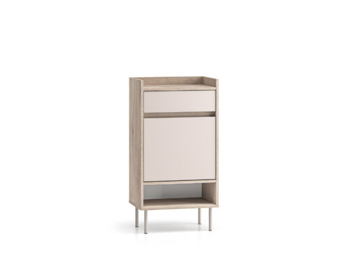 Voco 04 Cremona ozols terakota / kašmira – skapis 1D1SL/P