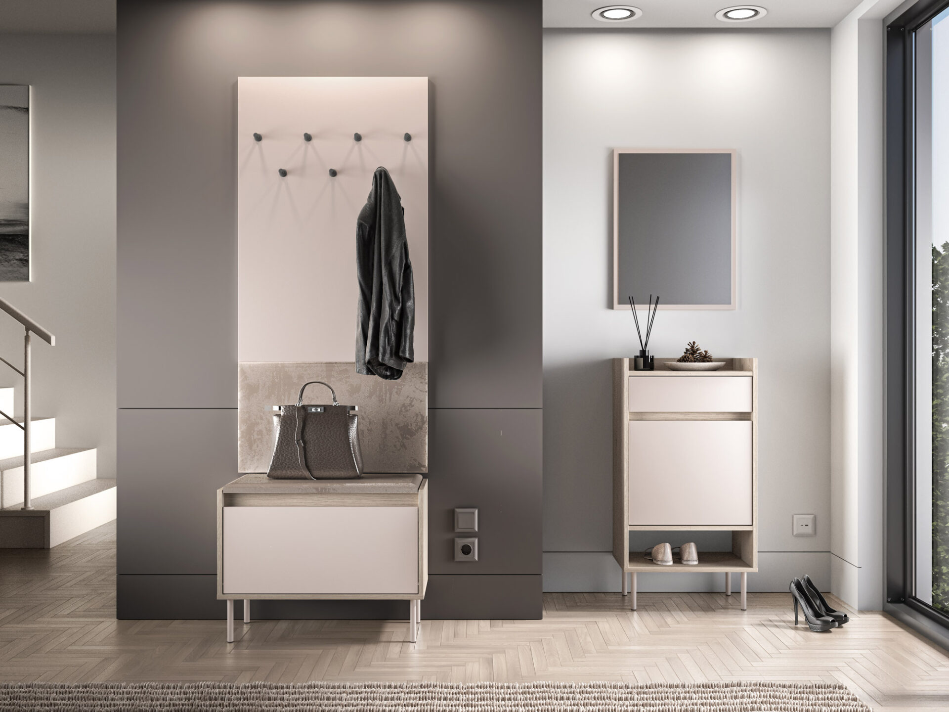 Voco 06 Cremona ozols terakota / kašmira - 1K skapis — изображение 9