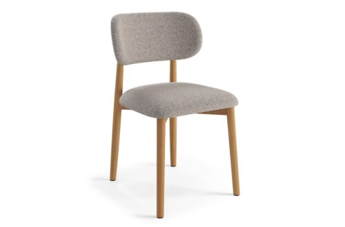 ALDO Latte Beige (audums “Monza 60”) / lakots ozolkoka rāmis – KOKA KRĒSLS DZĪVOJAMĀ ISTABĀ, ĒDAMISTABĀ, RETRO VIRTUVĒ