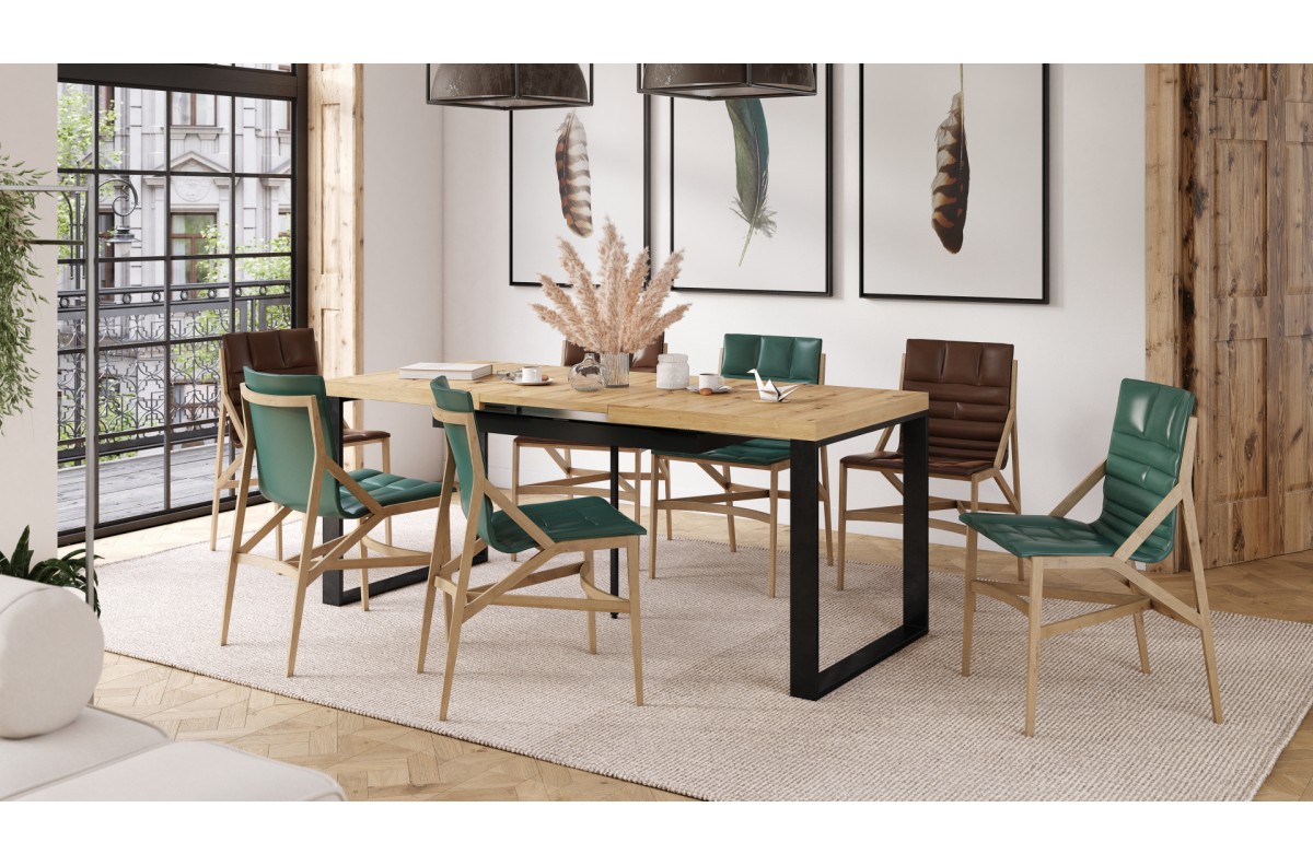AVARI Artisan Oak - DZĪVOJAMĀS ISTABAS/ĒDAMISTABAS GALDS, IZGARINOŠS LĪDZ 270 VAI 290 CM! — изображение 6