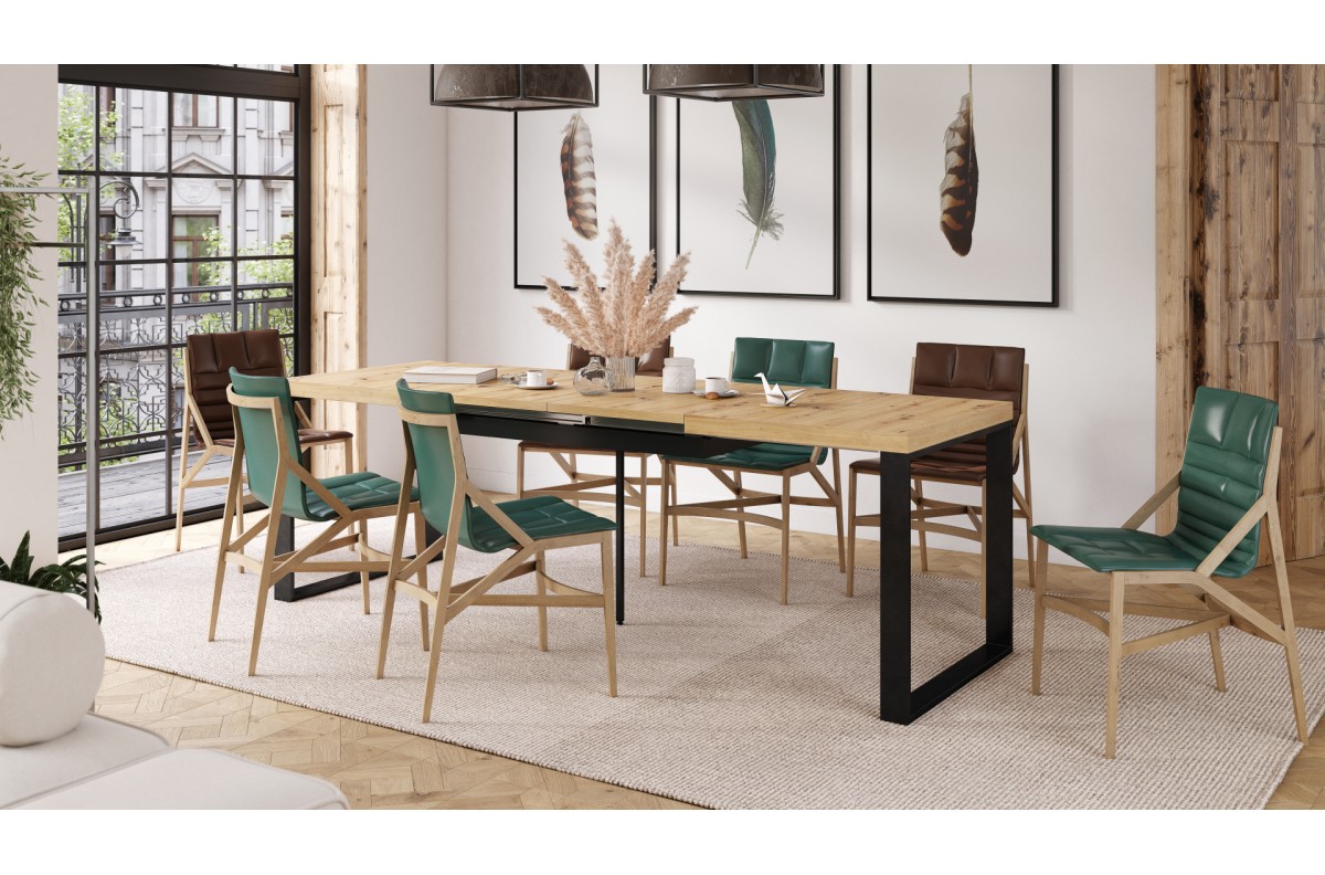 AVARI Artisan Oak - DZĪVOJAMĀS ISTABAS/ĒDAMISTABAS GALDS, IZGARINOŠS LĪDZ 270 VAI 290 CM! — изображение 7