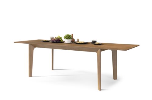BARI valrieksta ozols (karameļu) 180×90 cm (+2 45 cm ieliktņi) – KOKA JAPĀŅU / SKANDINĀVU STILA GALDS, IZGARINOJAMS LĪDZ 270 cm!