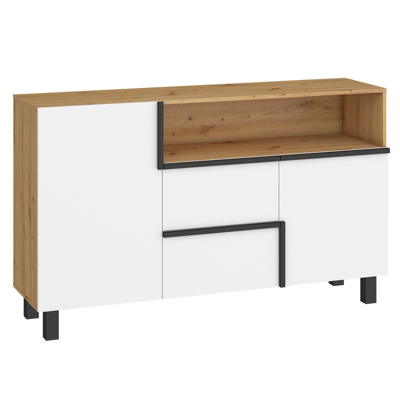 LARS mēbeles _02 kumode 2d2s — 7 attēls