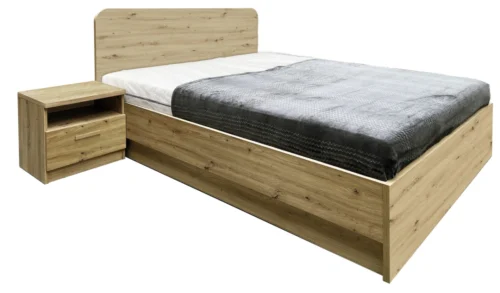 Gulta ar rāmi un uzglabāšanas kasti 160/200 cm Kanāda CA-1A