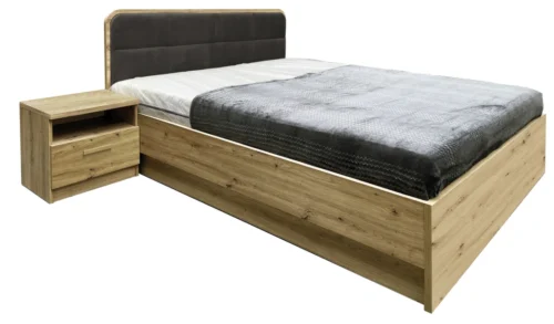 Gulta ar rāmi un uzglabāšanas kasti 160/200 cm Kanāda CA-1G