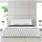 CHESTERFIELD ādas gulta 180x200