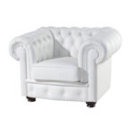 CHESTERFIELD auduma atpūtas krēsls