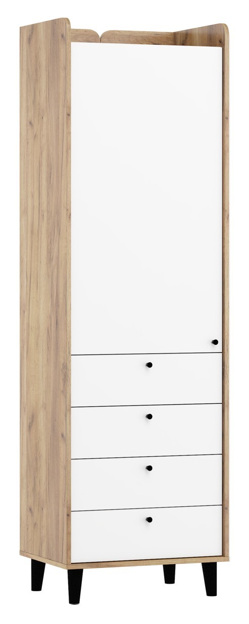 CELO mēbeles 01 1D4S veļas skapis — 4 attēls