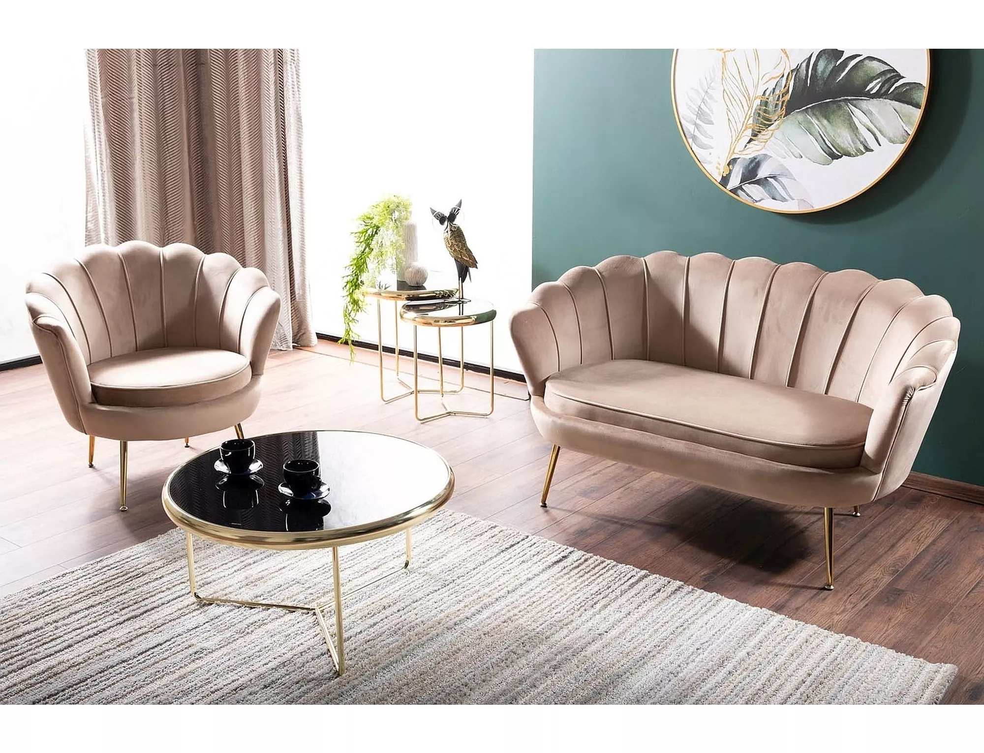 Camellia 2 samta dīvāns CAMELLIAV2BEZL — изображение 4