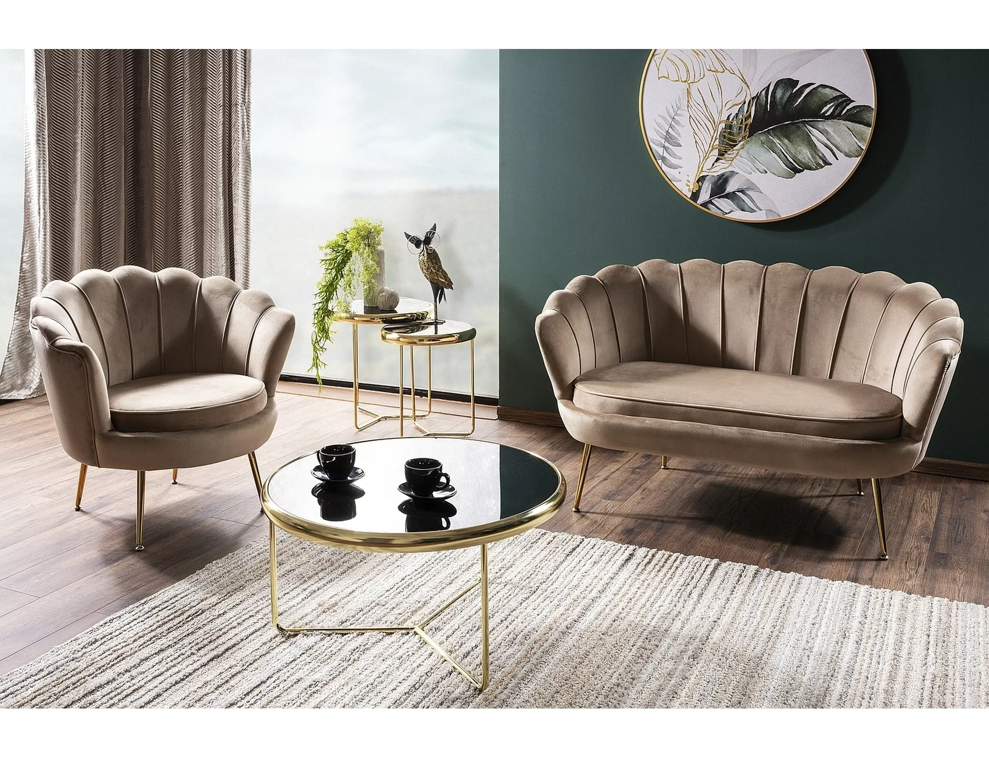Camellia 2 samta dīvāns CAMELLIAV2BEZL — изображение 5