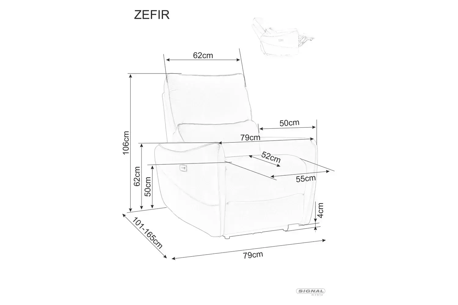 Zefir ZEFIRSSZ atpūtas krēsls — изображение 10