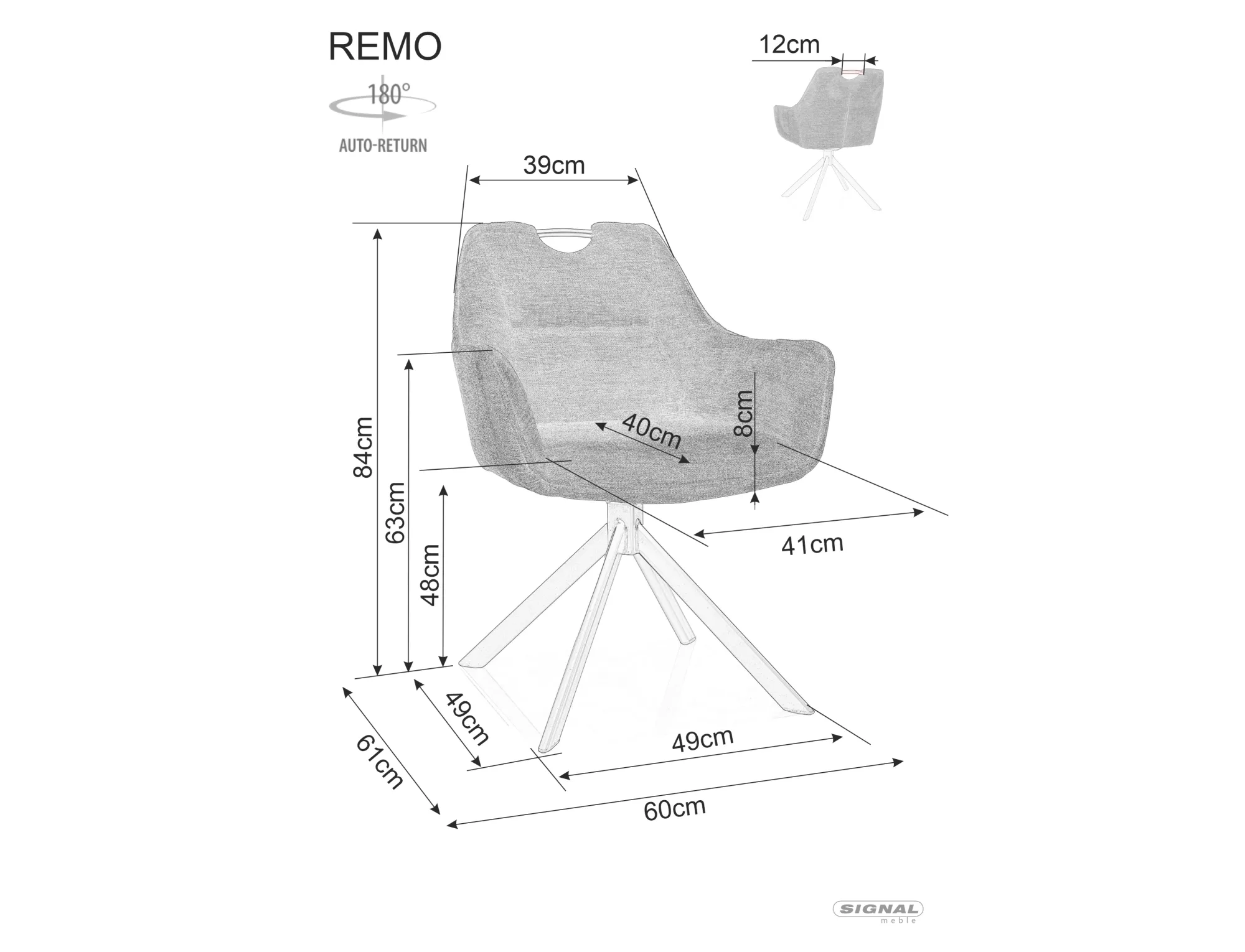 Remo Brego REMOBRICSZ krēsls — изображение 4