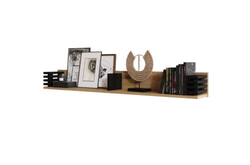 GOKEE PW-145 Artisan Oak/Matt Black – MODERNS PIEKARAMS/SIENAS PLAUKTS AR ŠĶĪVJIEM