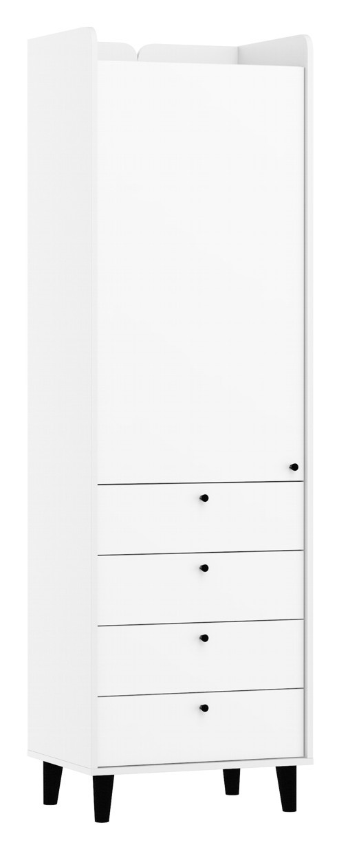 CELO mēbeles 01 1D4S veļas skapis — 2 attēls