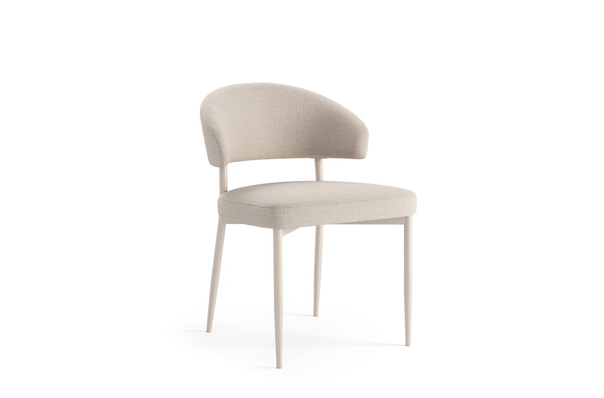 IRIS Beige (Basel 24 audums) / bēšs rāmis - MODERNS BOHO STILA APVILKTS DZĪVOJAMĀS ISTABAS / ĒDAMISTABAS KRĒSLS — изображение 4
