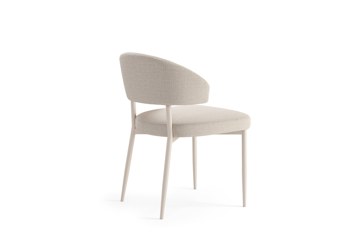 IRIS Beige (Basel 24 audums) / bēšs rāmis - MODERNS BOHO STILA APVILKTS DZĪVOJAMĀS ISTABAS / ĒDAMISTABAS KRĒSLS — изображение 6