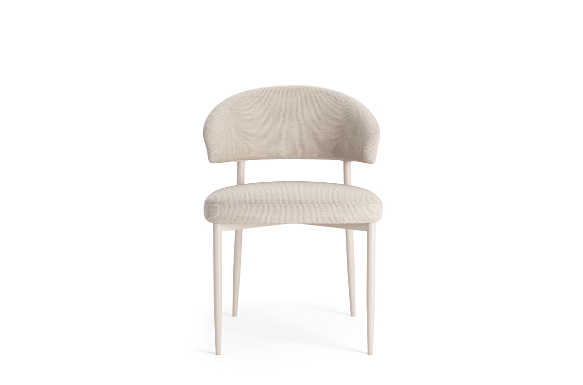 IRIS Beige (Basel 24 audums) / bēšs rāmis - MODERNS BOHO STILA APVILKTS DZĪVOJAMĀS ISTABAS / ĒDAMISTABAS KRĒSLS — изображение 7