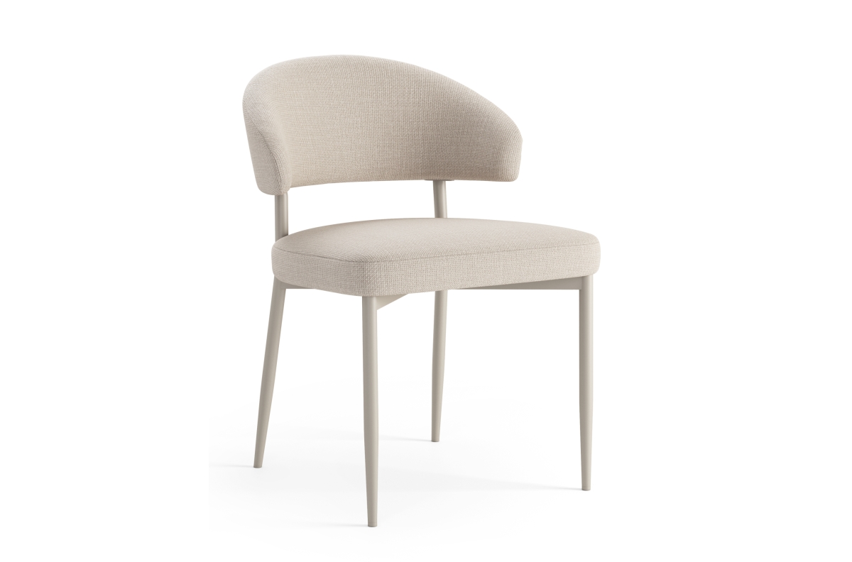 IRIS Beige (Basel 24 audums) / pelēkbēšs rāmis (kašmirs) - MODERNS BOHO STILA APVILKTS DZĪVOJAMĀS ISTABAS / ĒDAMISTABAS KRĒSLS — изображение 4