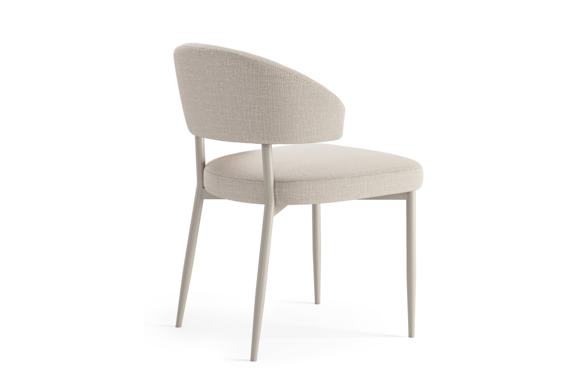 IRIS Beige (Basel 24 audums) / pelēkbēšs rāmis (kašmirs) - MODERNS BOHO STILA APVILKTS DZĪVOJAMĀS ISTABAS / ĒDAMISTABAS KRĒSLS — изображение 6