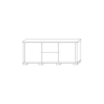 kumode 2S 2DPE KACPER 140 cm