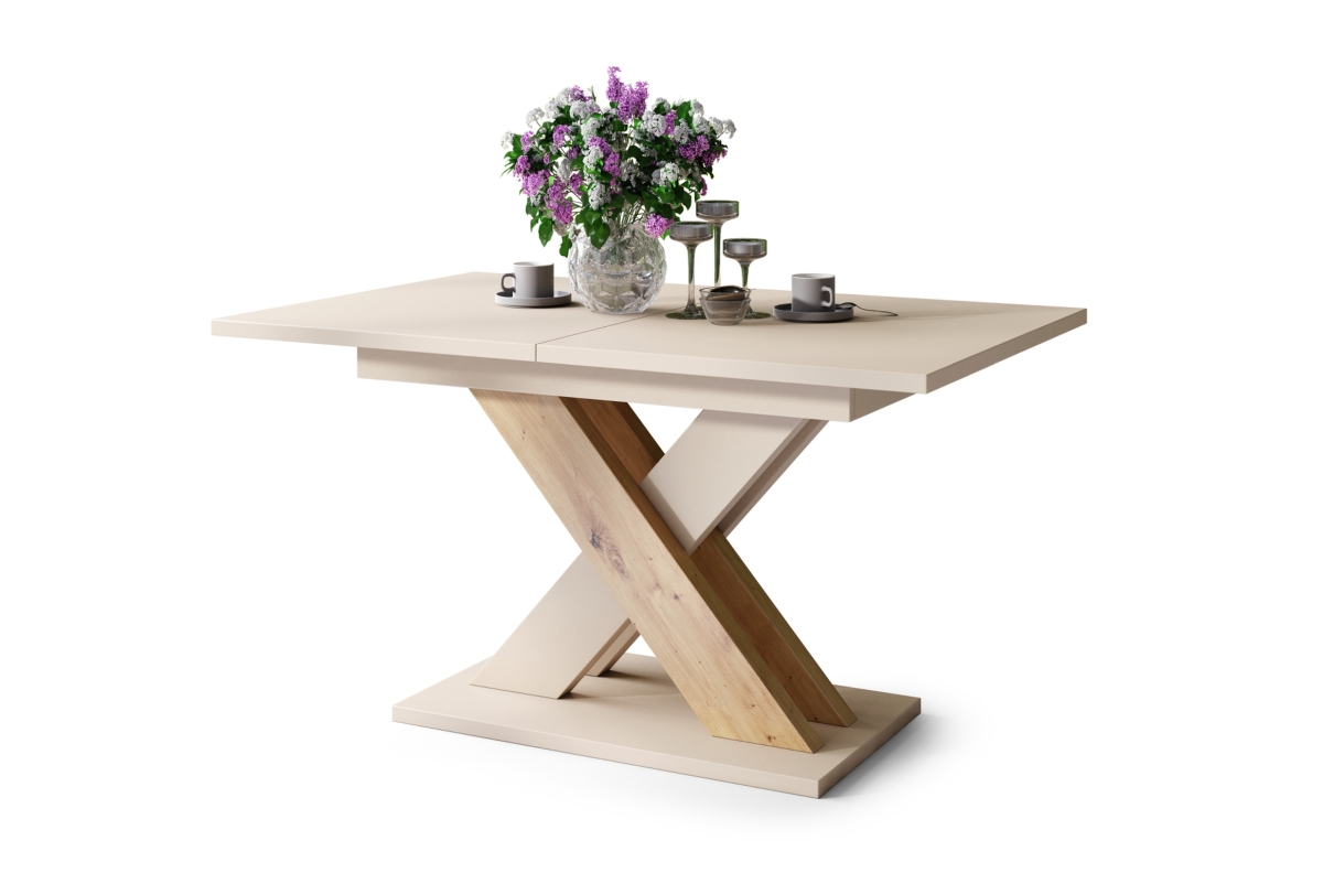 WAR BEIGE (ŠAMPANIEŠA KRĀSA) / Artisan Oak - MODERNS IZGARINOŠS GALDS LĪDZ 180 cm! — изображение 2