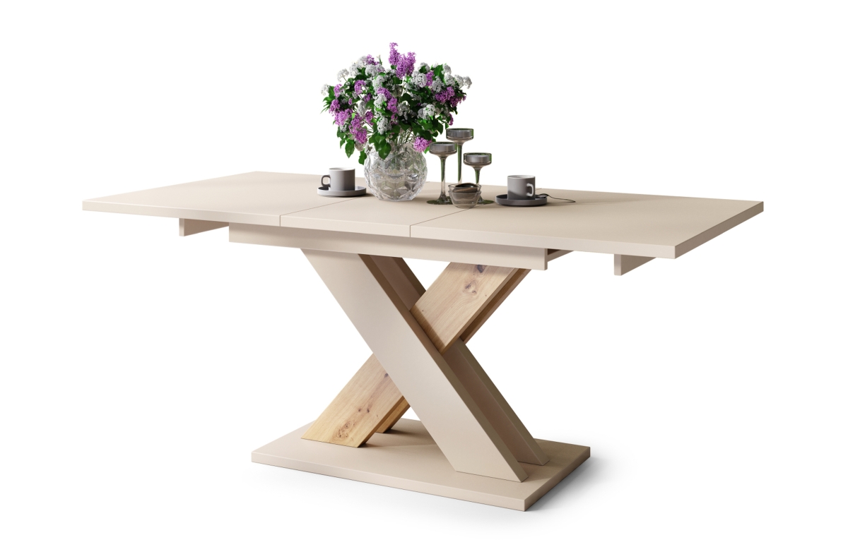 WAR BEIGE (ŠAMPANIEŠA KRĀSA) / Artisan Oak - MODERNS IZGARINOŠS GALDS LĪDZ 180 cm! — изображение 7