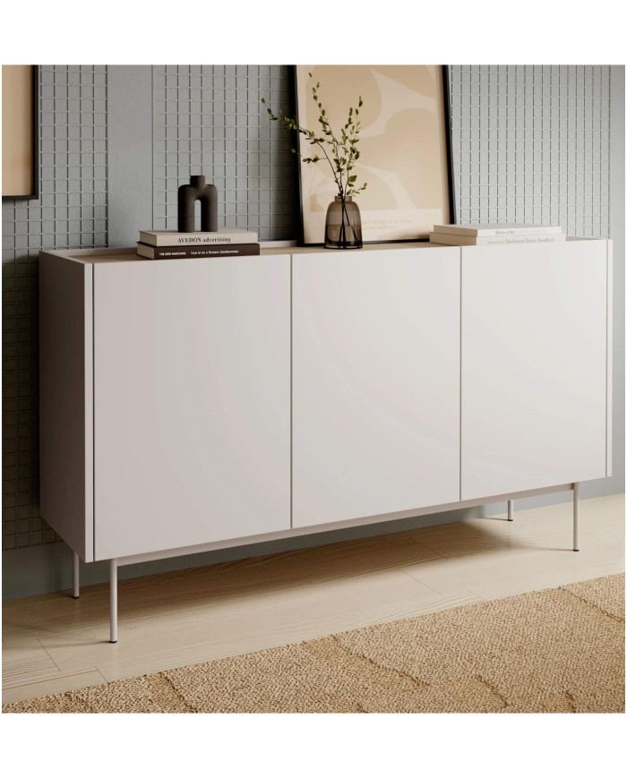 KRĀSA K144 Kumode ar durvīm, kašmirs/linea ozols — изображение 4