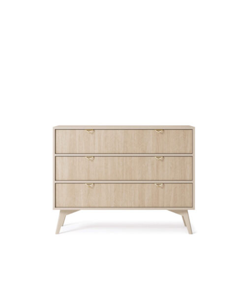 Forest KSZ106 kumode, bēša/skandināvu raksts