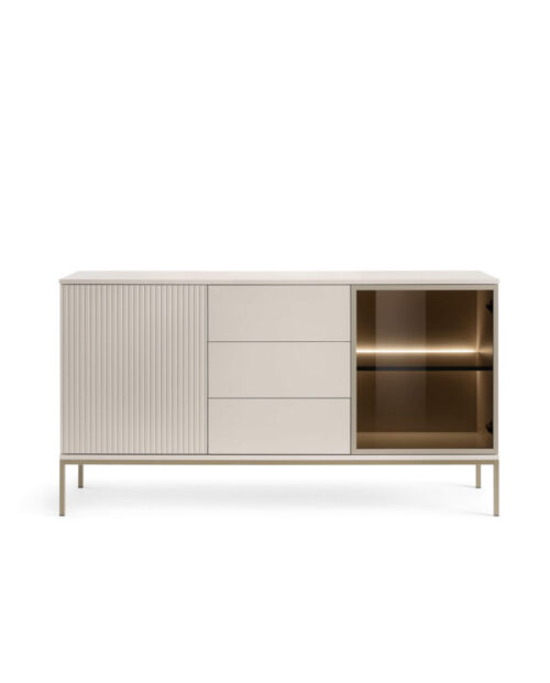 Sento KSZ154 kumode, divas durvis, atvilktnes, lampas, Cashmiere
