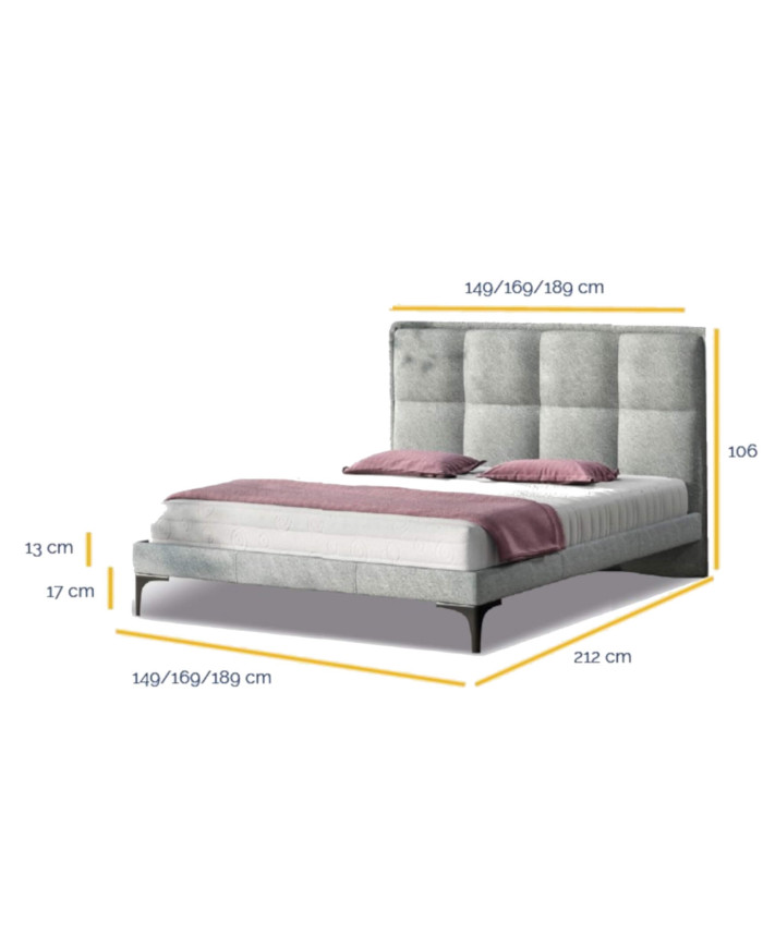 Mīkstas gultas Ariana 180x200 cm Gr1 — изображение 6