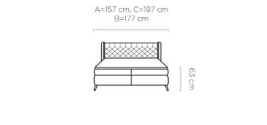 Kontinentālā gulta Madison 180x200 Gr1 — изображение 7