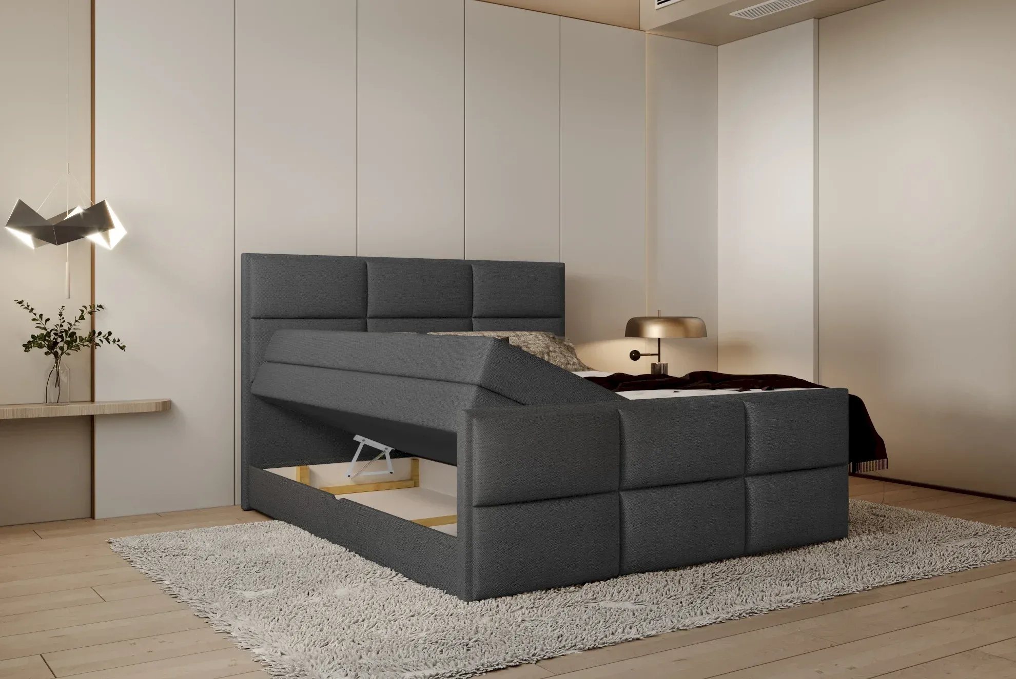 Melva kontinentālā gulta 140x200 Gr1 — 6 attēls